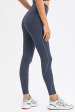 Load image into Gallery viewer, Striped Print Sports Leggings
