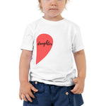 Load image into Gallery viewer, Half heart/Toddler  Sleeve Tee
